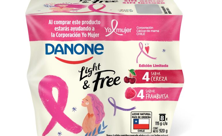  Danone Light & Free lanza cápsula para concientizar sobre el cáncer de mama.